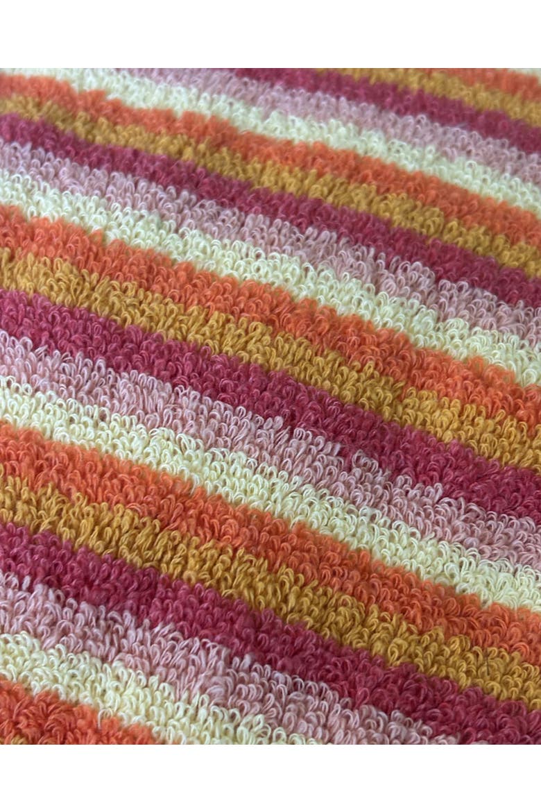 Striped Marseille Body Towel, Alternate, color, Coral Blush Marseille