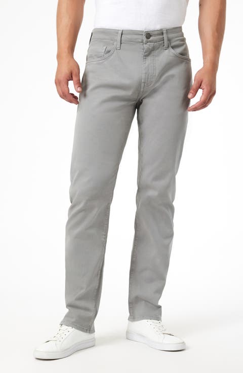 Zach Straight Leg Casual Twill Pants (Regular, Big & Tall)