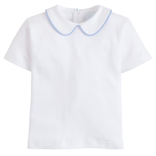 Little English Kids' Piped Peter Pan Short Sleeve In Blue