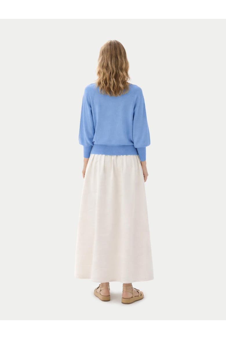 Women's Relaxed Cashmere Sweater, Alternate, color, azure blue