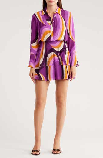 Ramy Brook Zella Long Sleeve Shirtdress