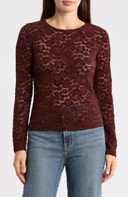 Sanctuary Don't Be Shy Lace Top