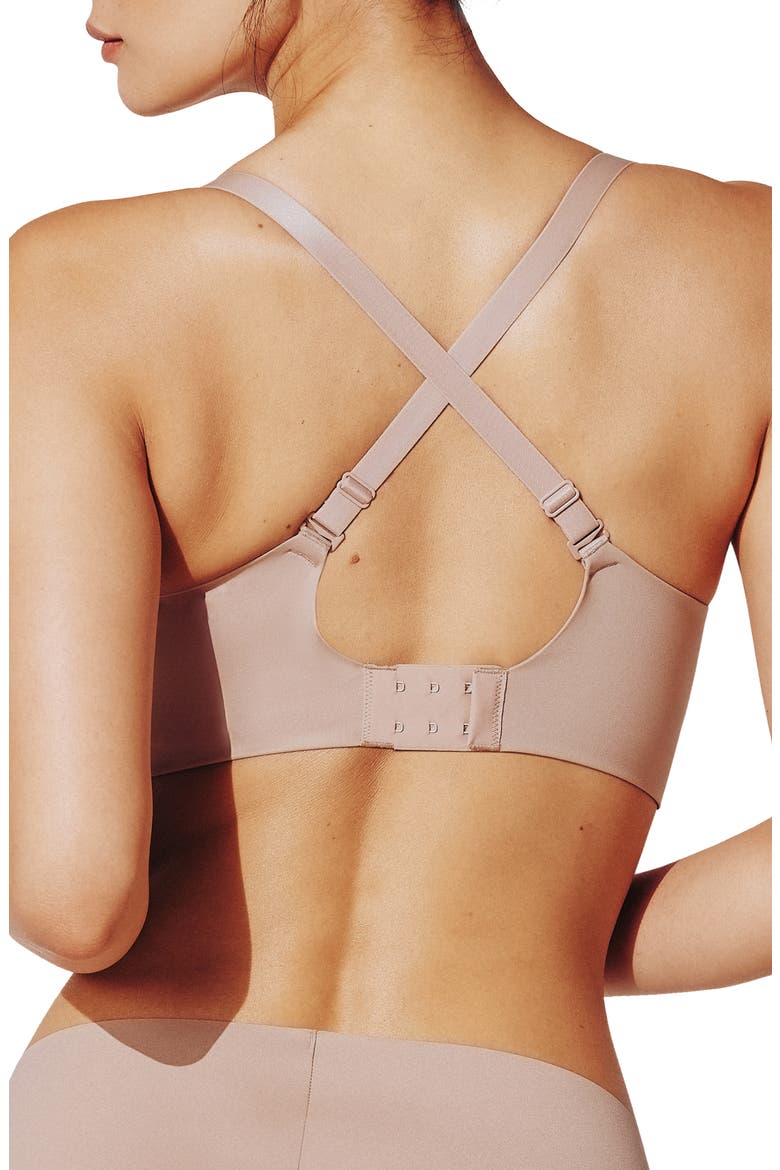 Zero Edge™ Wireless Push-Up Bra, Alternate, color, TAUPE