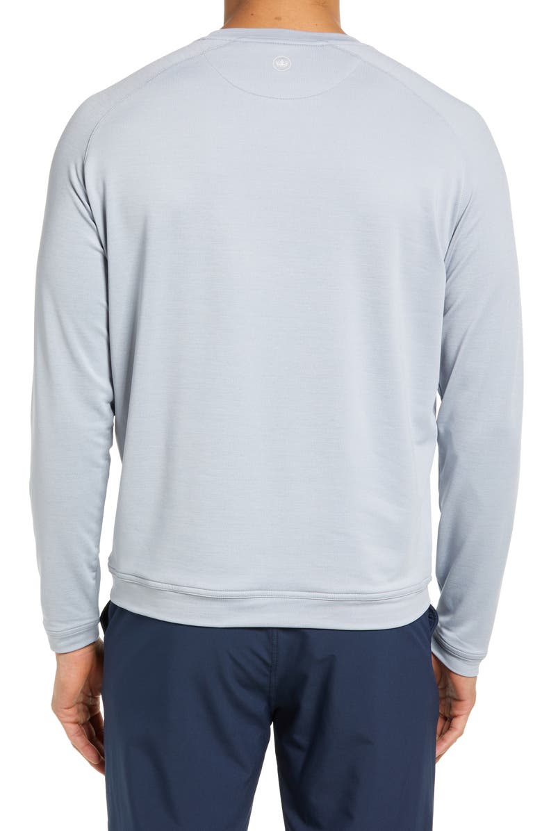 Peter Millar Cradle Crewneck Long Sleeve Performance Shirt, Alternate, color, 