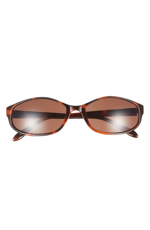 Oval Wrap Sunglasses