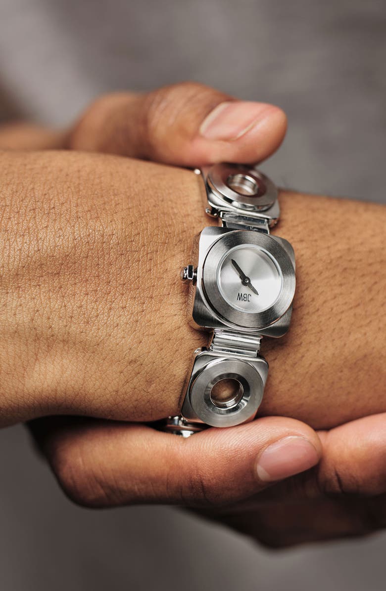 JBW Chasm Bracelet Watch, 22mm, Alternate, color, Stainless Steel/ Silver