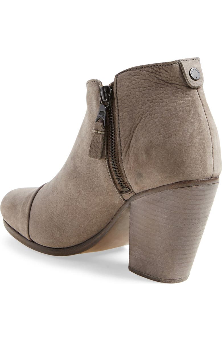 rag & bone Margot Bootie, Alternate, color, Granite Nubuck