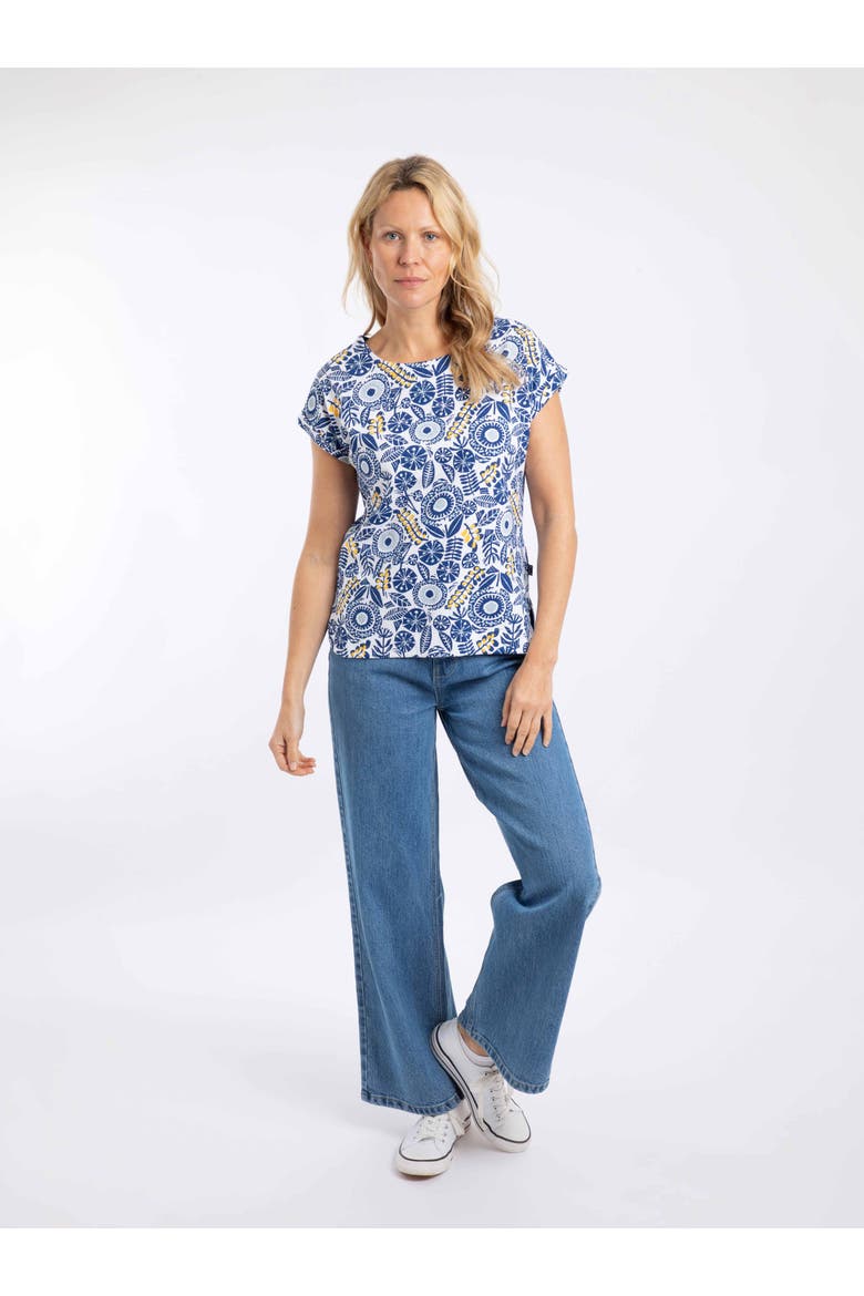 Paw Paw Printed Jersey T-shirt, Alternate, color, Blue Sapphire