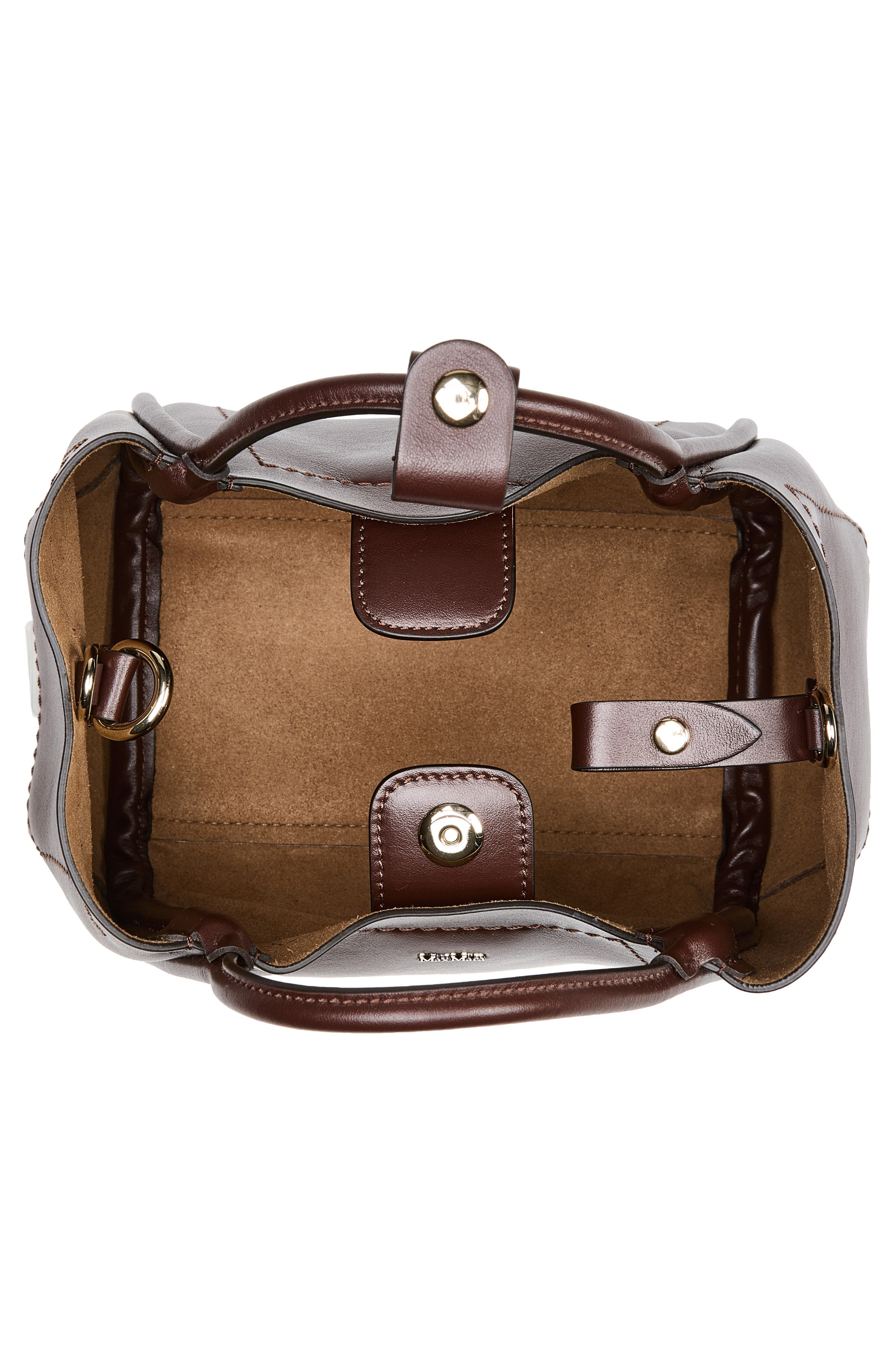 Marin Extra Small Leather Crossbody Bag, Alternate, color, BROWN