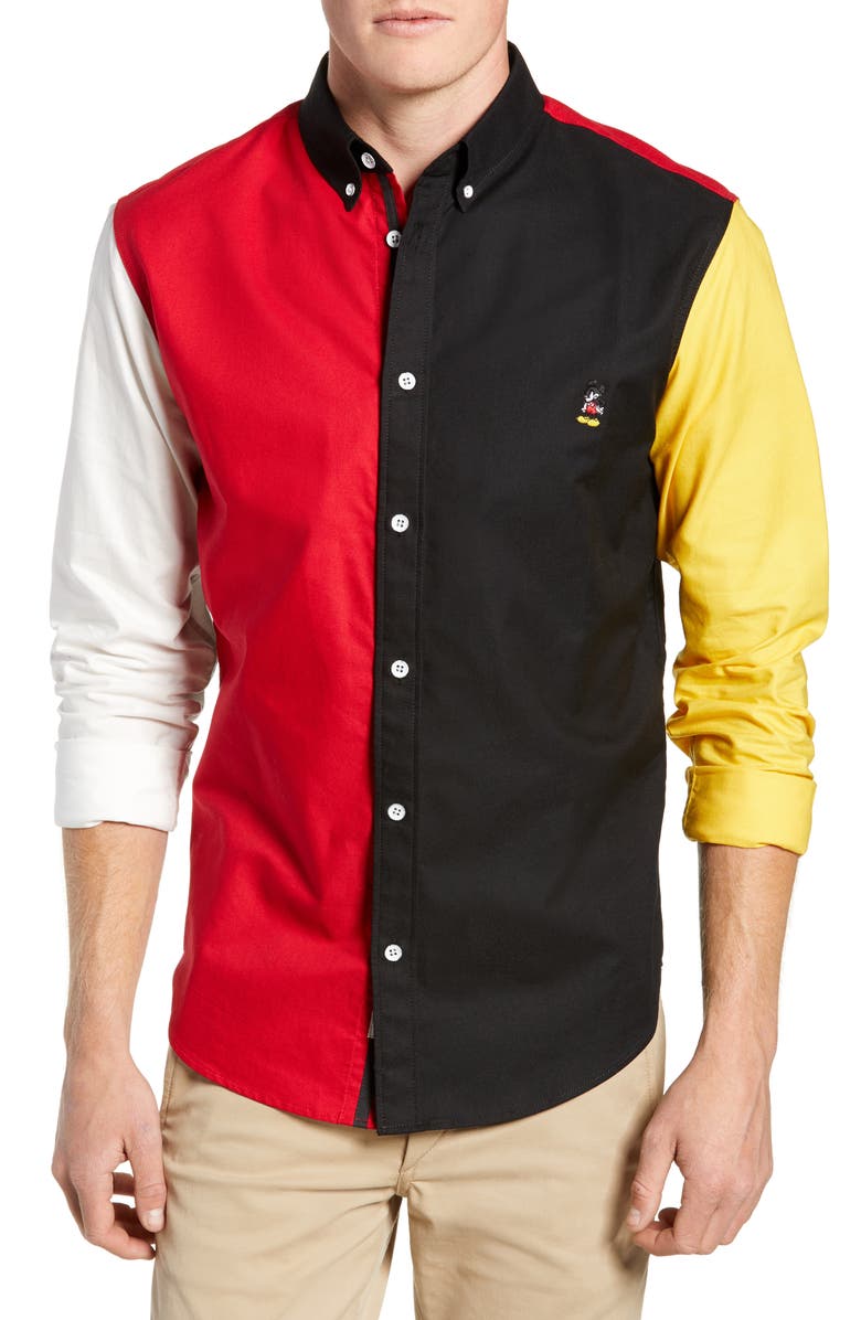 rag & bone Mickey Mouse Unisex Tomlin Fit 2 Slim Shirt, Main, color,