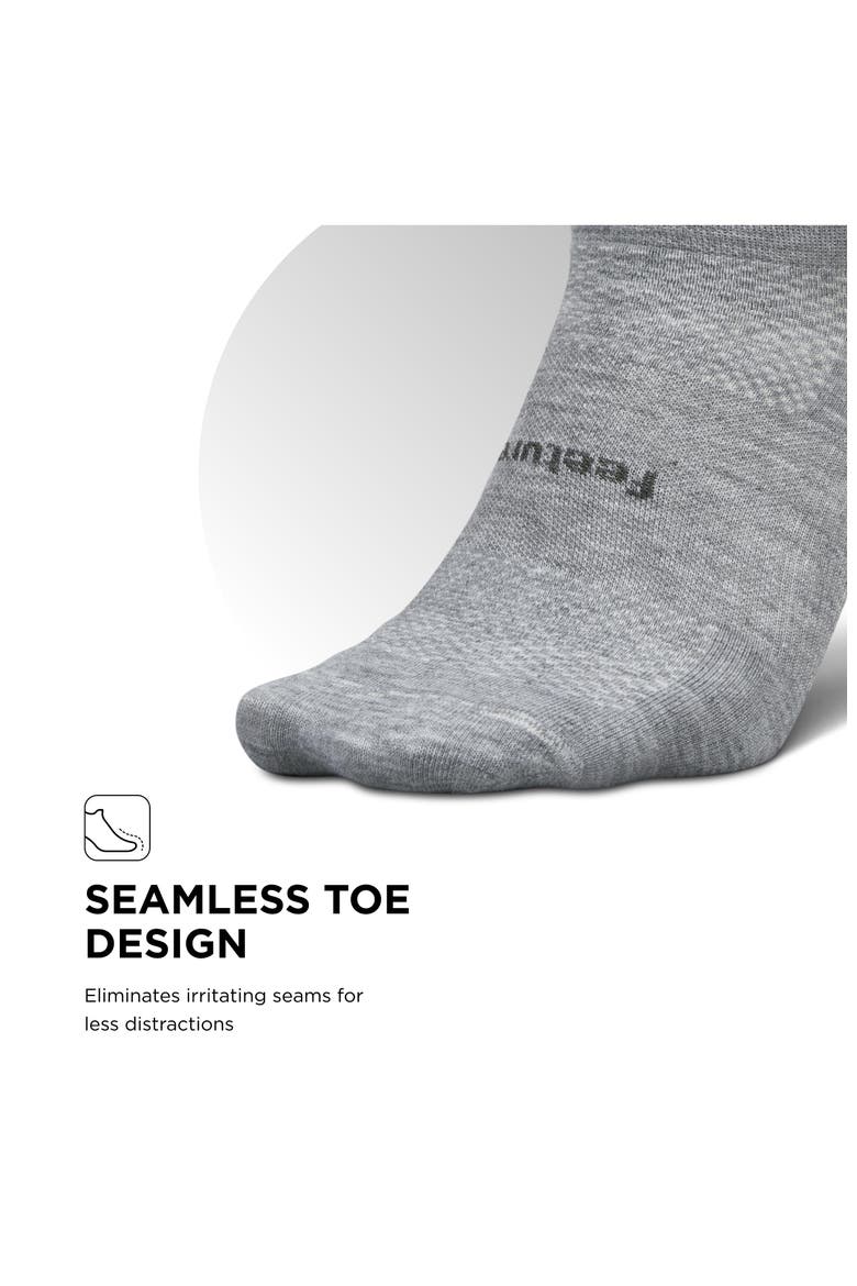 High Performance Ultra Light Ankle Sock  No Show Socks with Heel Tab, Alternate, color, Stone Gray