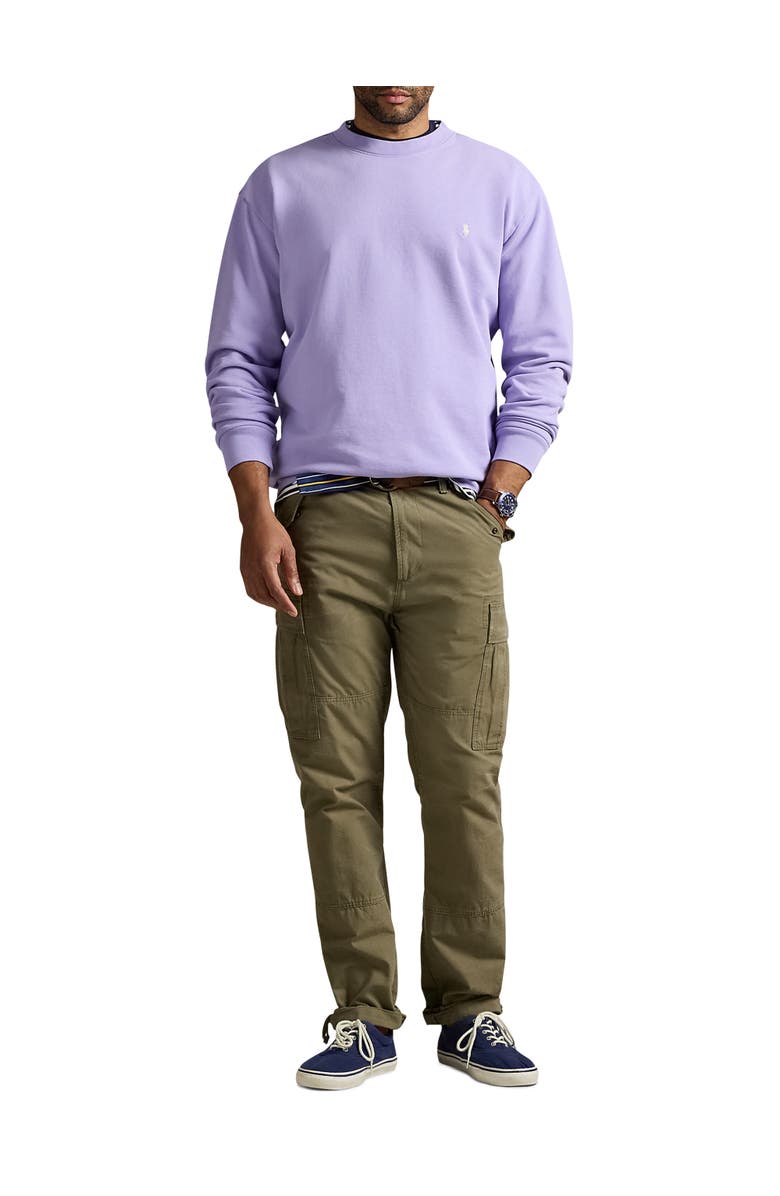 Polo Ralph Lauren Big & Tall Loopback Fleece Sweatshirt, Alternate, color, Sky Lavender