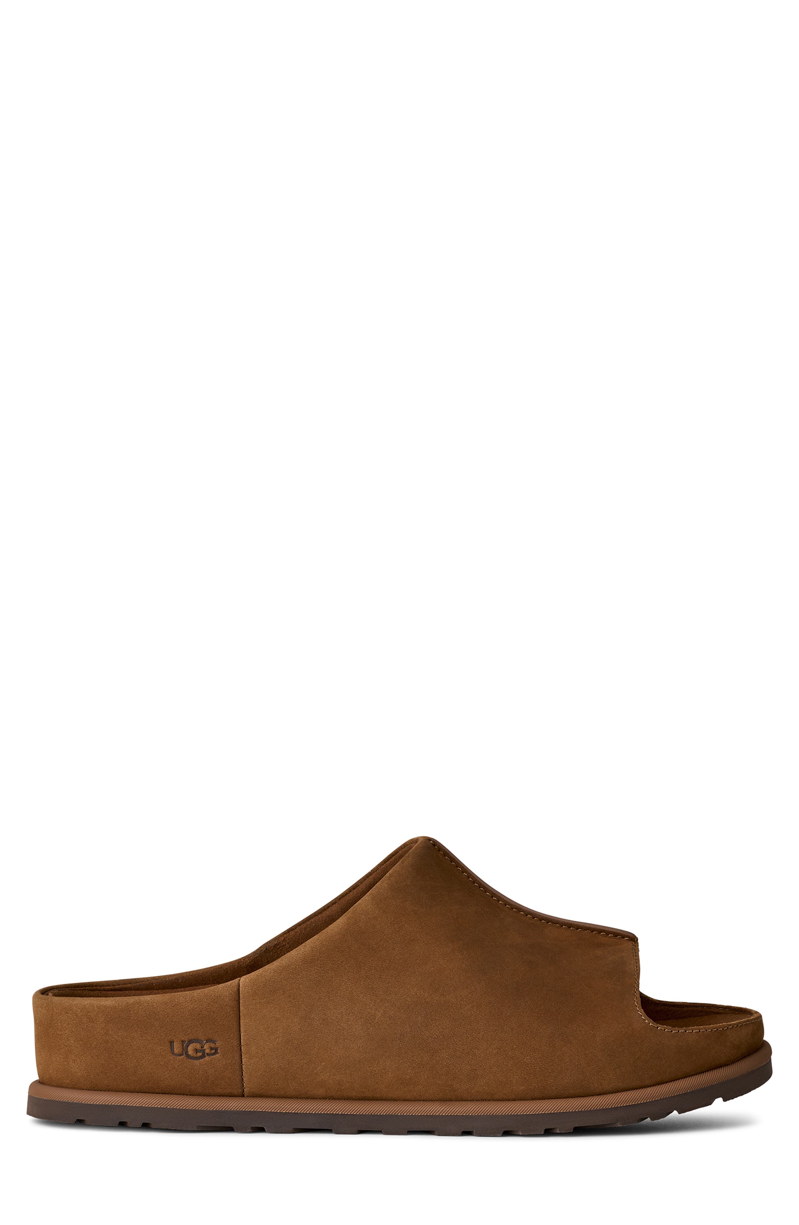 Otzo Slide Sandal, Alternate, color, DARK CHESTNUT