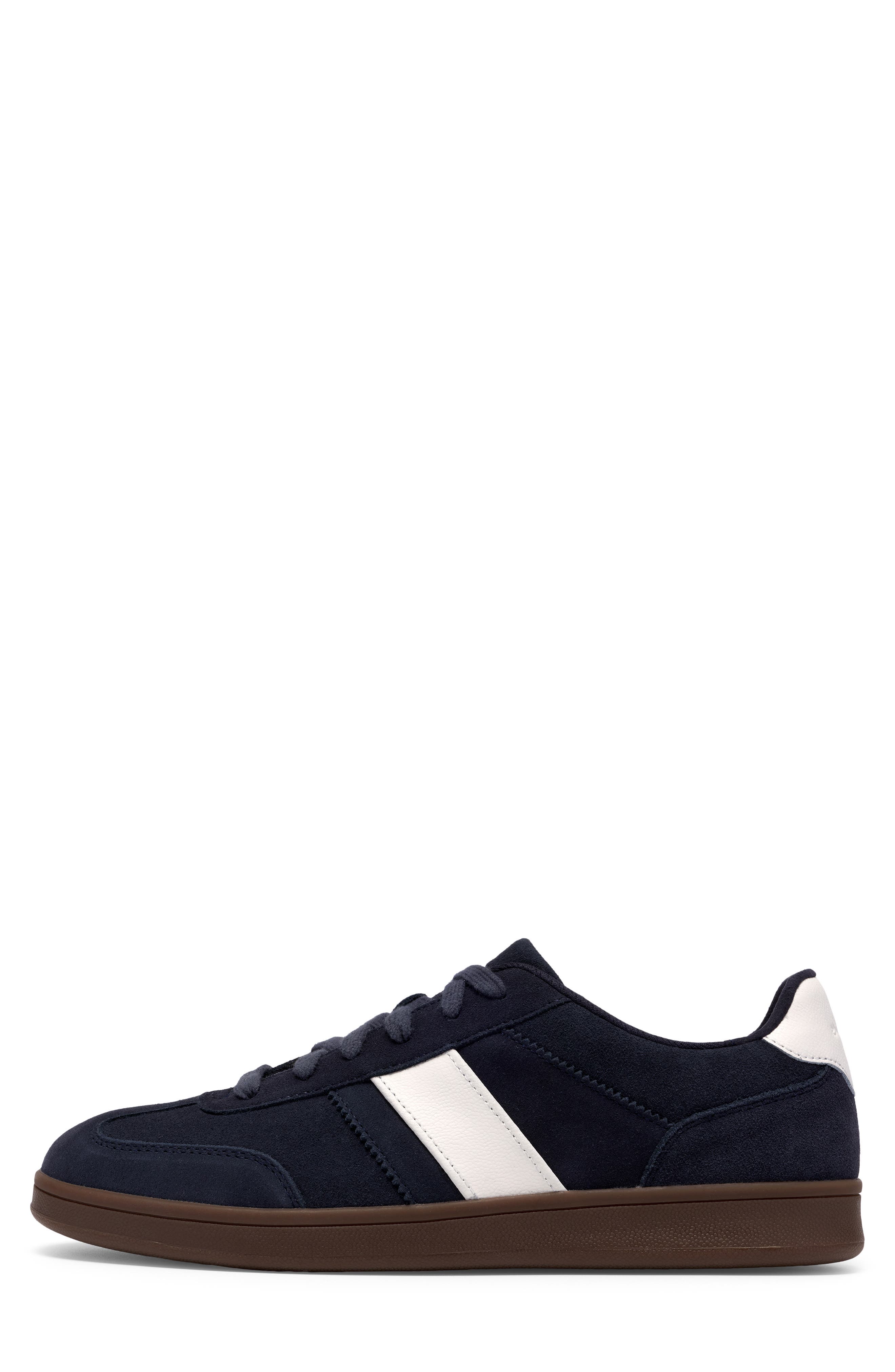 Seco Speed Leather Sneaker, Alternate, color, NAVY SUEDE