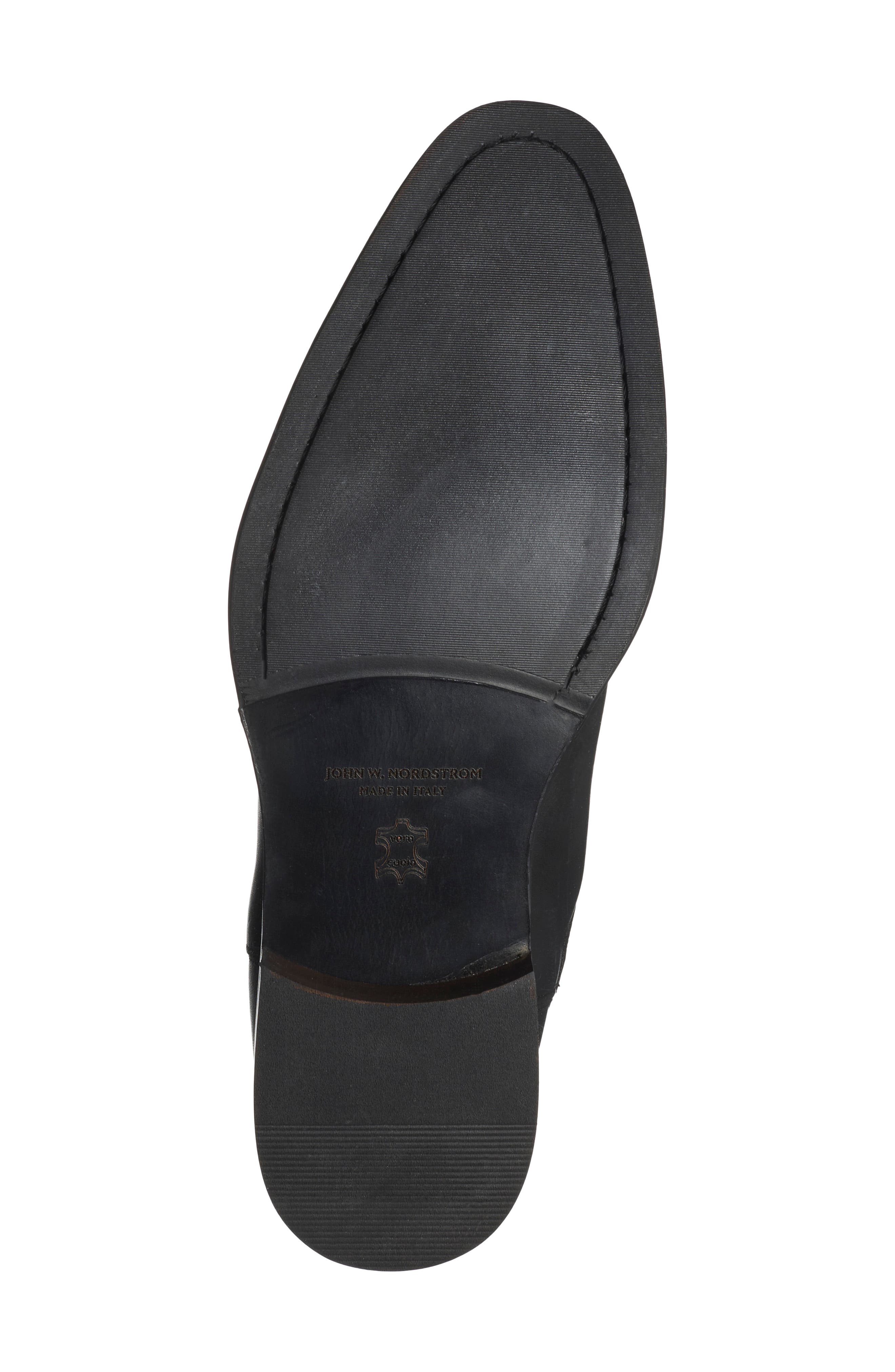 Rivoli Dress Leather Chelsea Boot, Alternate, color, BLACK LEATHER