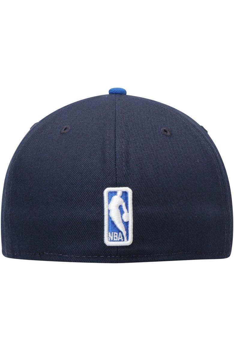 Men's New Era Navy/Blue Dallas Mavericks Official Team Color 2Tone 59FIFTY Fitted Hat, Alternate, color, NAVY