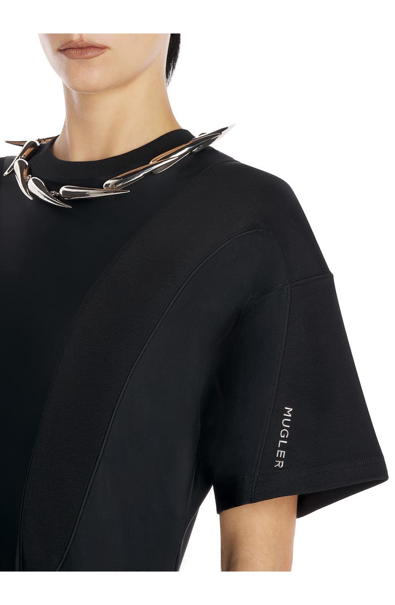MUGLER Illusion Panel T-Shirt, Alternate, color,