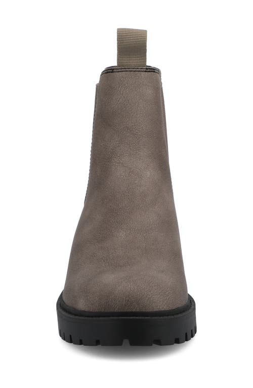 Journee Collection Blanche Chelsea Boot In Brown
