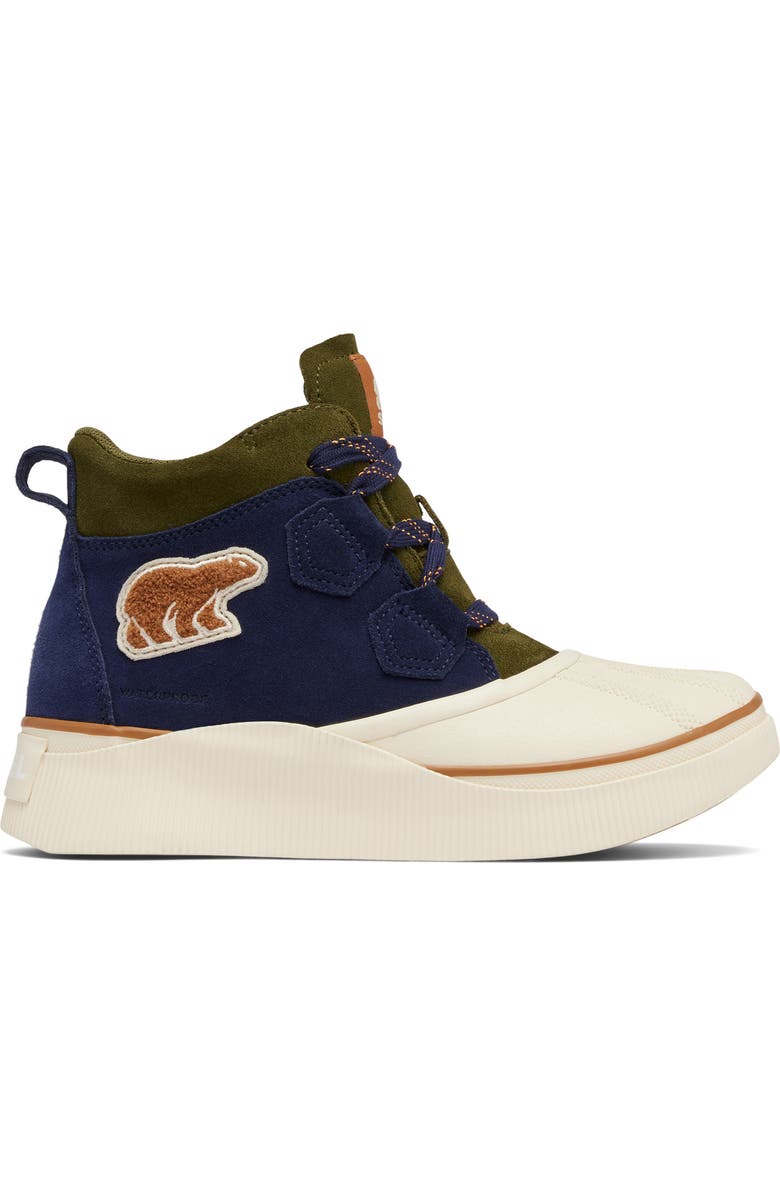 SOREL Out N About IV Classic Waterproof Duck Boot, Alternate, color, Dark Midnight/ Honey White