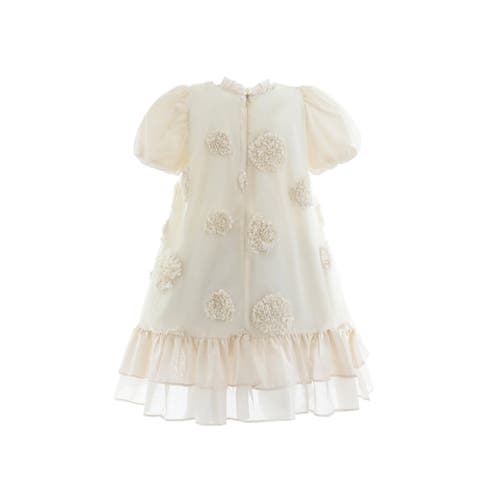 Sweet Cactus Floral Granada Dress In Neutral