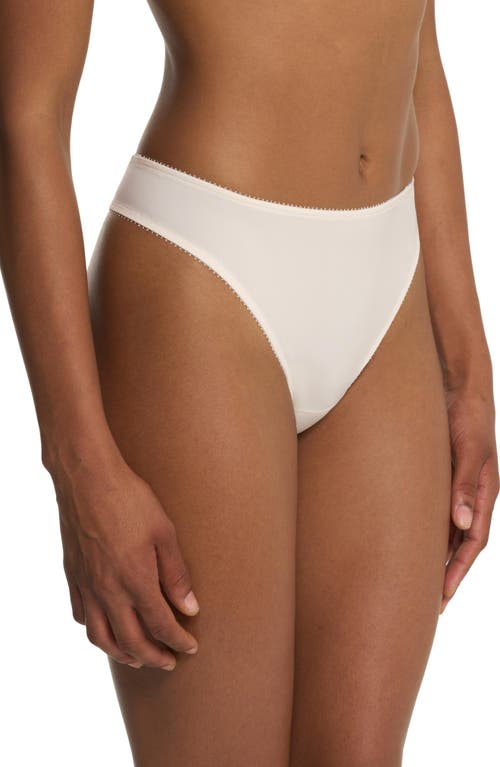 Natori Persuasion Stretch Lace Thong In White