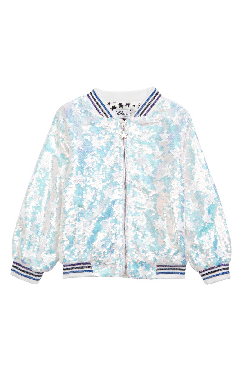  IRIDESCENT STAR SEQUIN BOMBER, Main, color, 