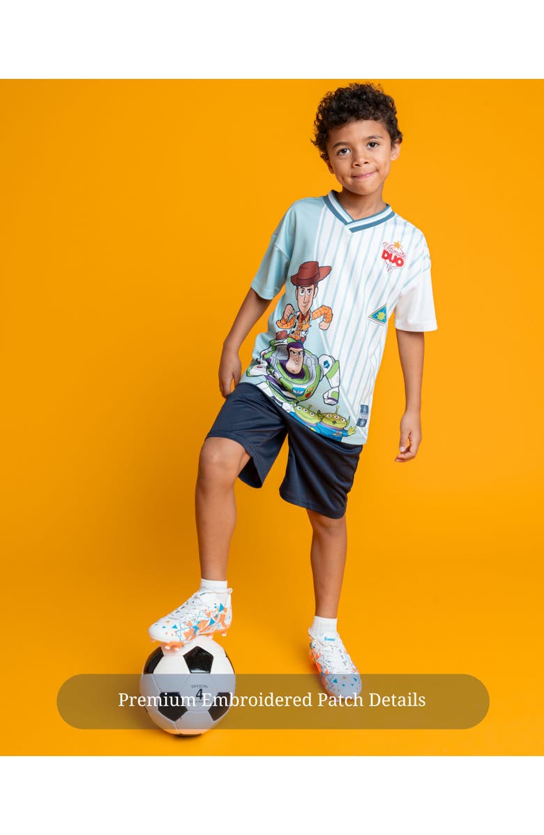 Disney Pixar Athletic T-Shirt, Alternate, color, Light Blue Woody Buzz