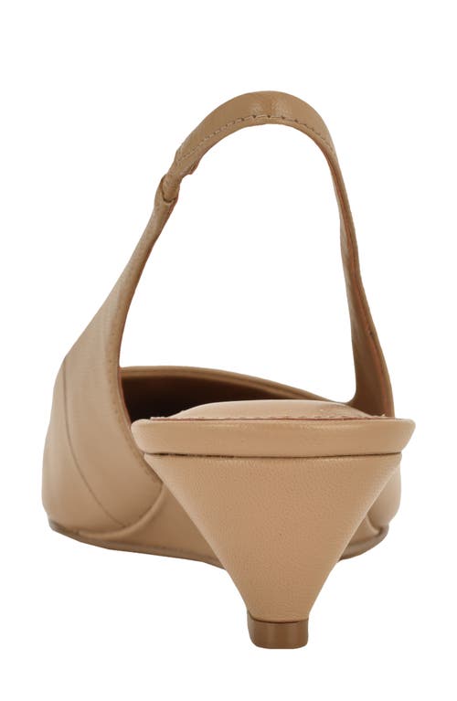 Calvin Klein Mavalyn Slingback Pointed Toe Wedge Pump In Multi