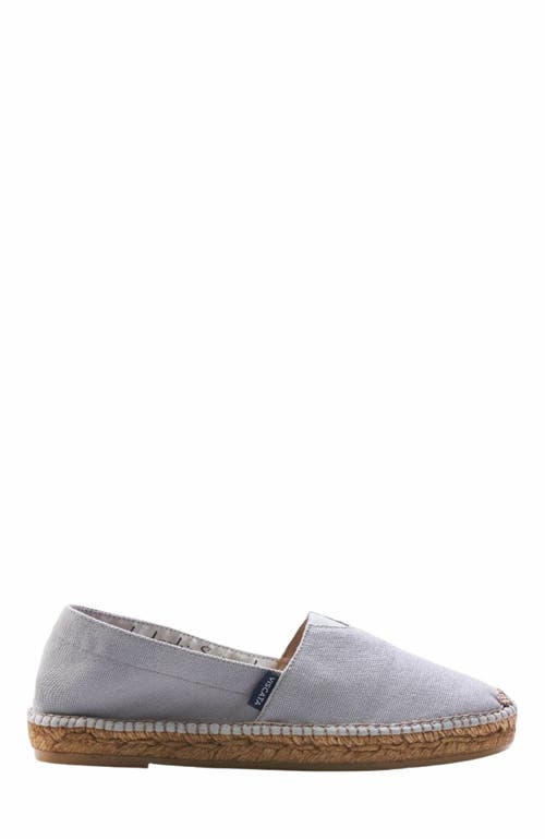 VISCATA Barceloneta Canvas Espadrille Flats in Ash Grey  product