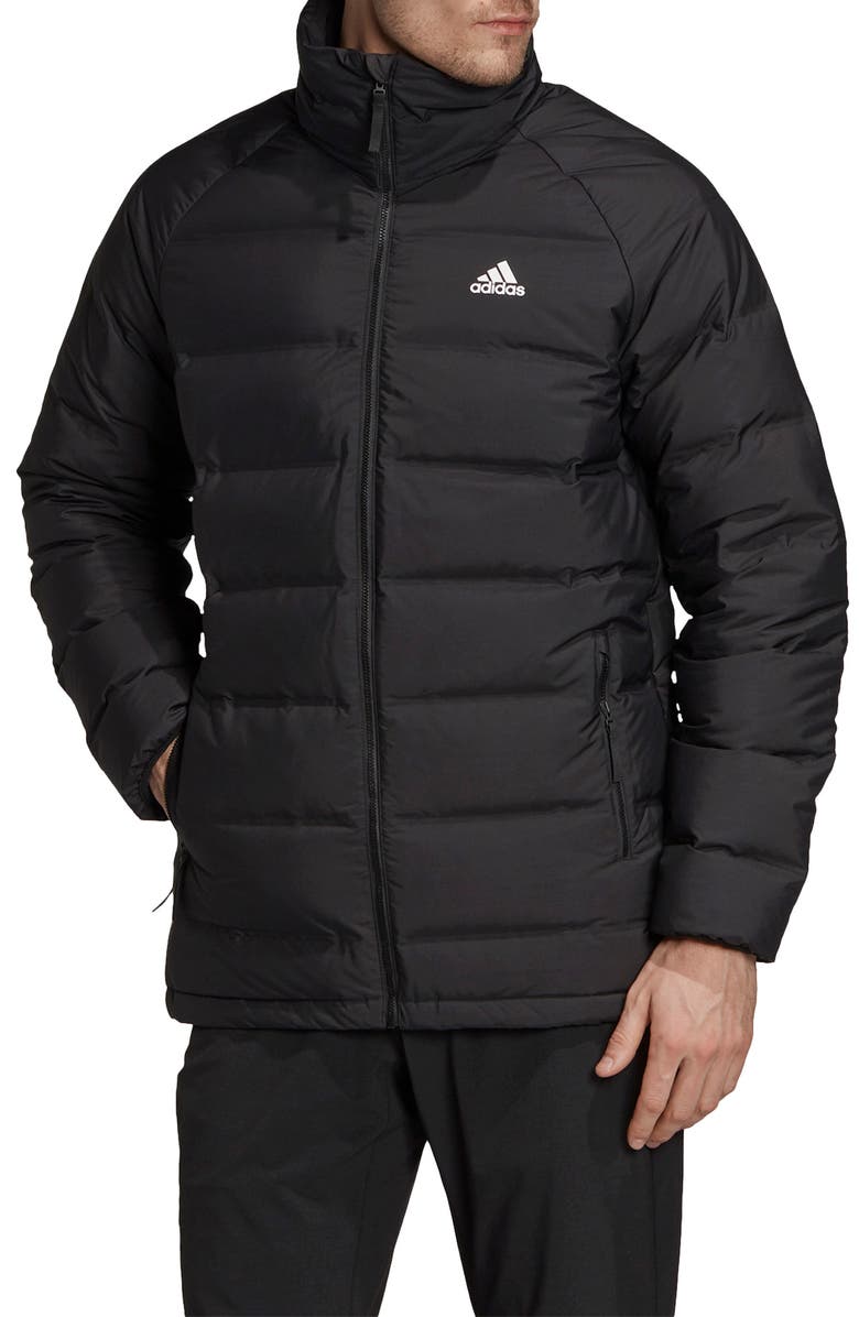 adidas Helionic Down Puffer Jacket, Main, color, 