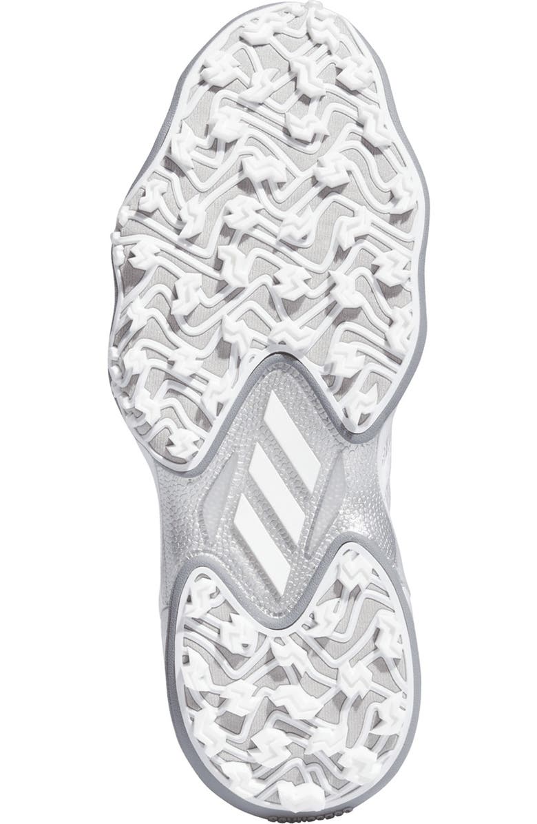 adidas Codechaos 25 Waterproof Spikeless Golf Shoe, Alternate, color, White/ Silver/ Grey