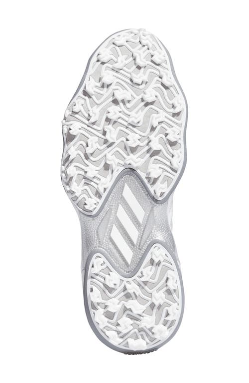 Adidas Originals Adidas Codechaos 25 Waterproof Spikeless Golf Shoe In White/silver/grey