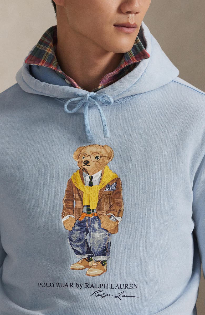 Polo Ralph Lauren Polo Bear Graphic Hoodie, Alternate, color, Southport Blue/ Heritage Bear