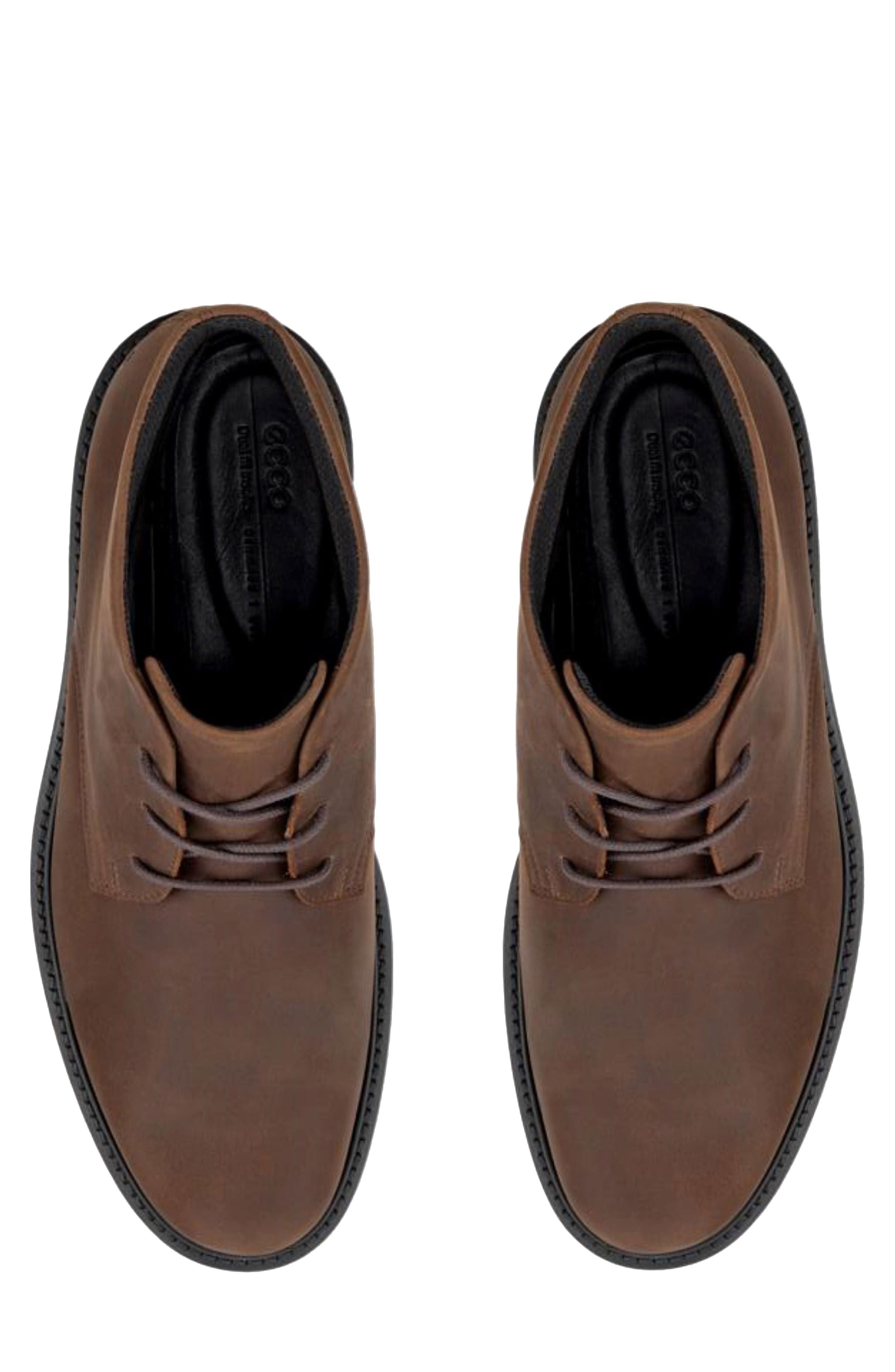 ECCO Metropole London Waterproof Suede Chukka Boot, Alternate, color, Cocoa Brown