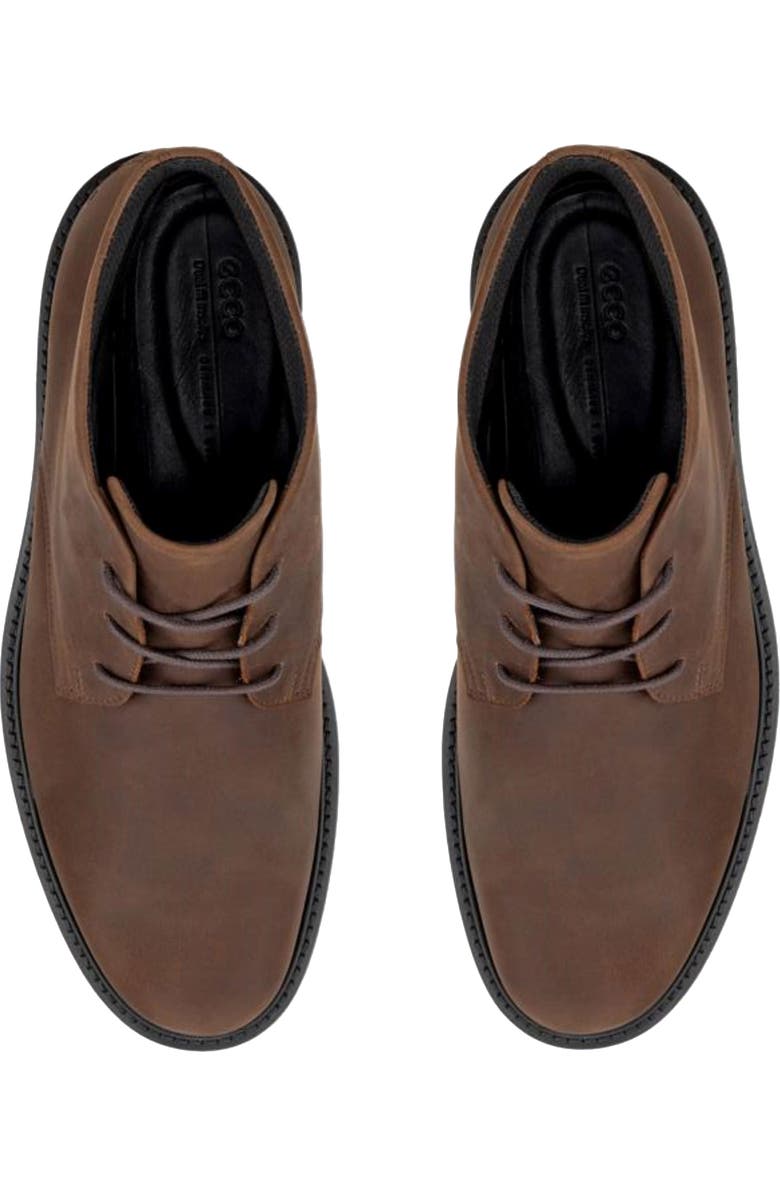 ECCO Metropole London Waterproof Suede Chukka Boot, Alternate, color, Cocoa Brown