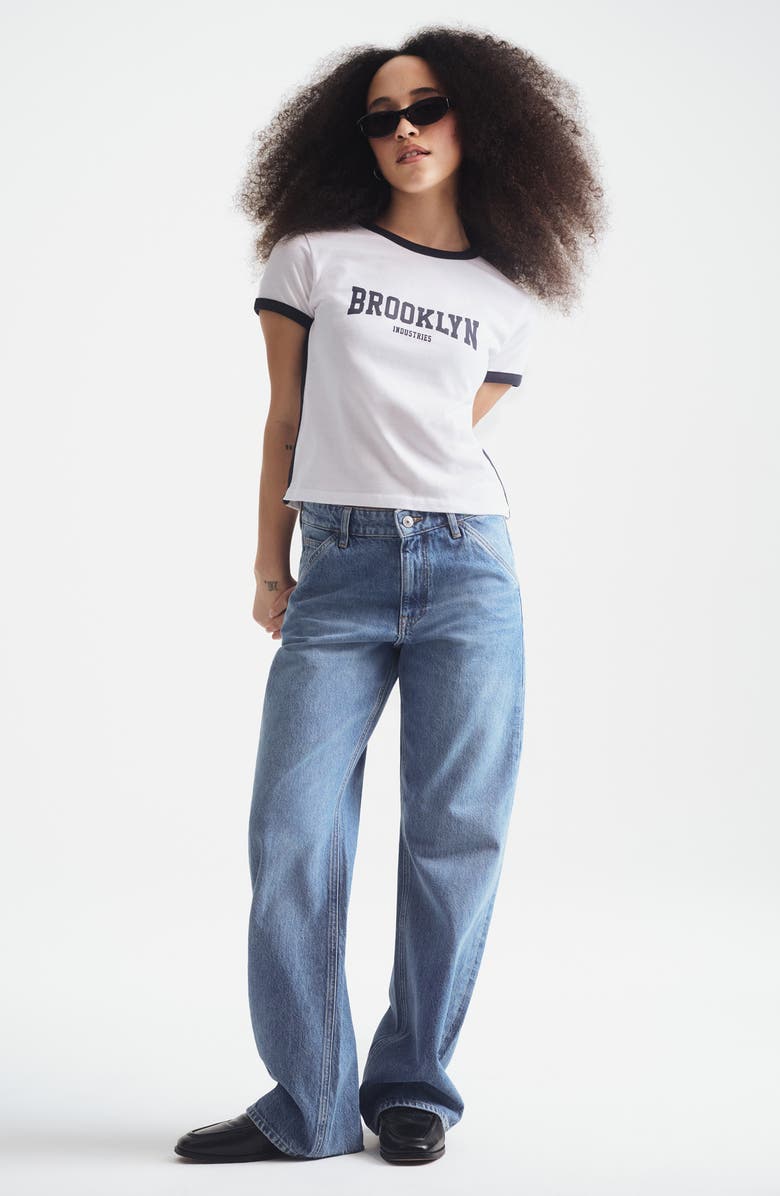 Brooklyn Industries Brooklyn Cotton T-Shirt, Alternate, color, White