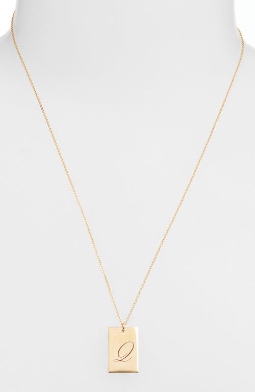 Set & Stones Stella Initial Pendant Necklace