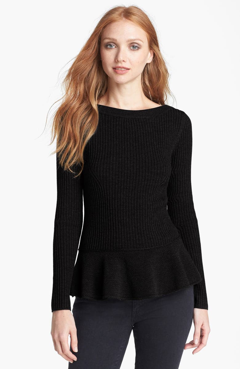 Tory Burch 'Ramona' Merino Wool Sweater, Main, color, 