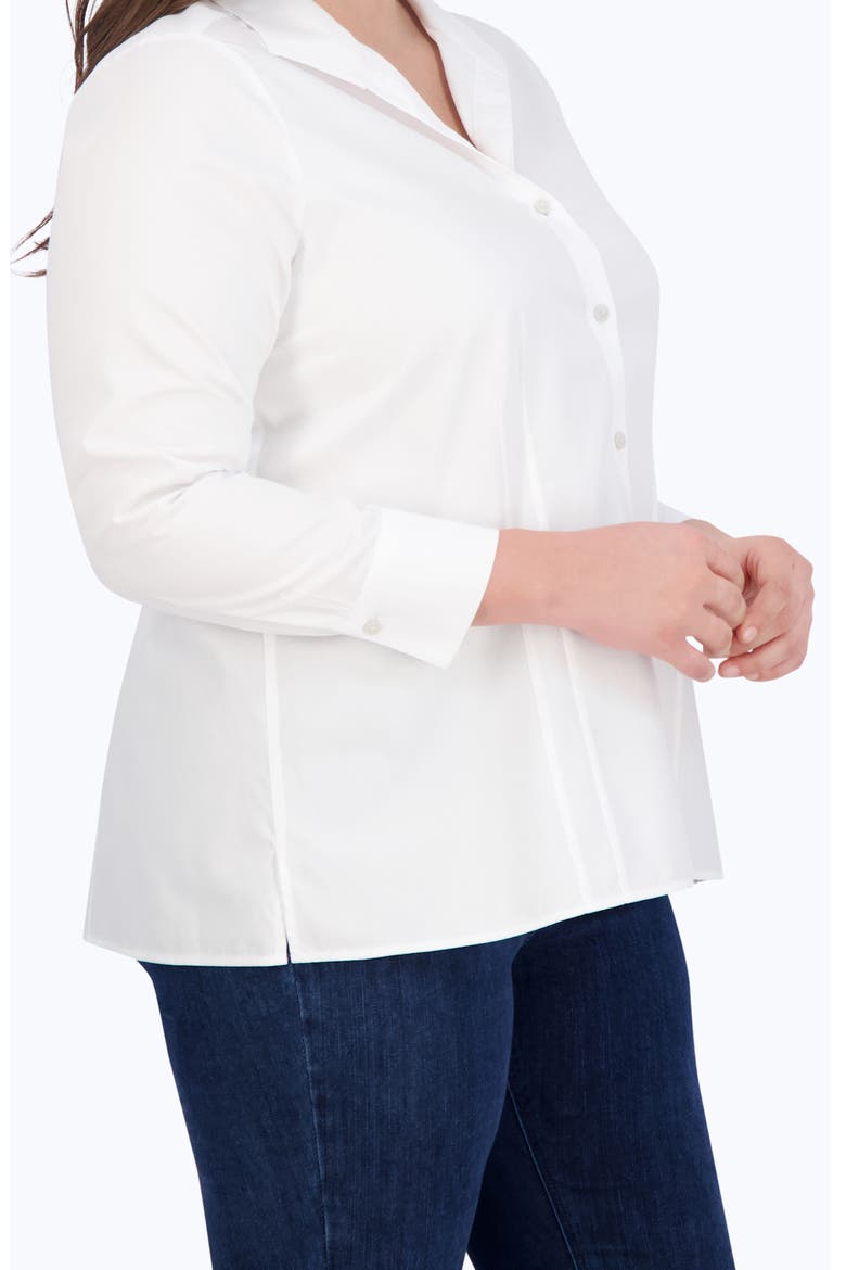 Katie Cotton Shirt, Alternate, color, WHITE