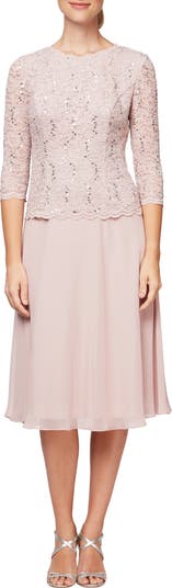 sachin and babi light blue dress Authentic Alex Evenings 81171694 main image 1