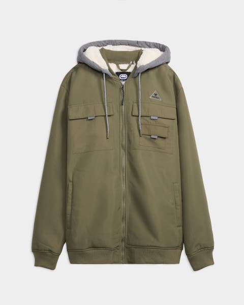 Triple threat faux shearling Bomber Jacket