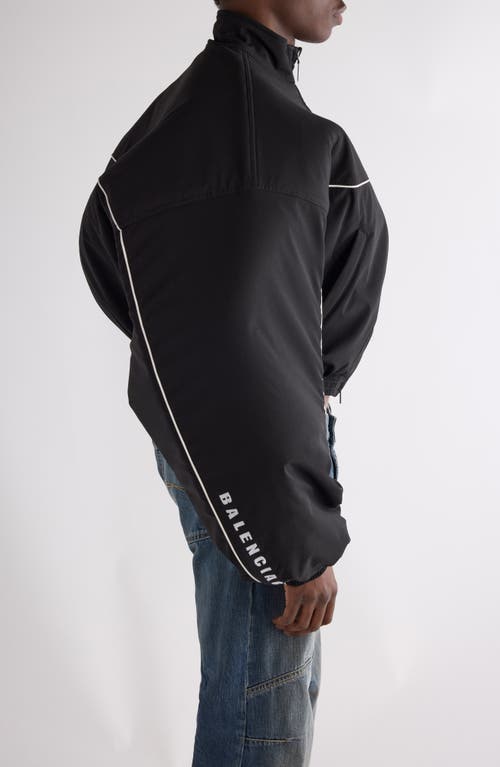 Balenciaga Tracksuit Jacket In 1000 Black