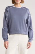 Jessica Simpson SoftSculpt Contrast Piped Sweatshirt