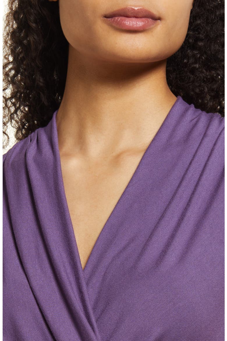Cross Drape Sleeveless Top, Alternate, color, VIOLET
