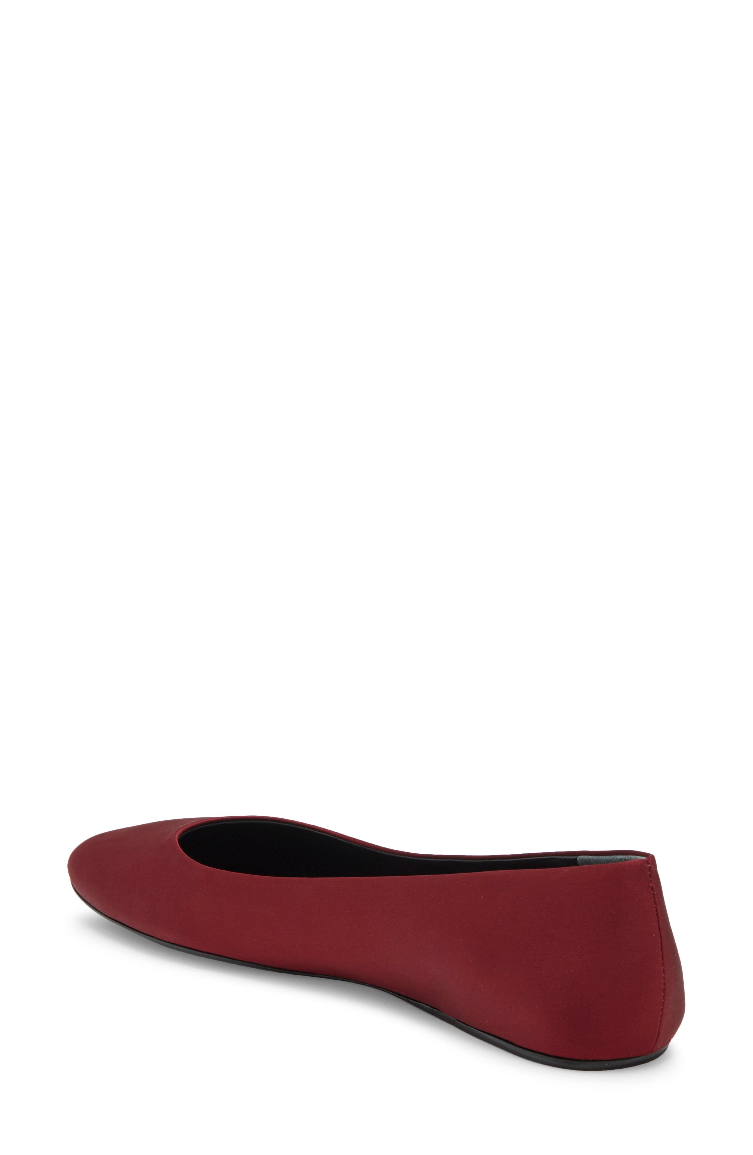 Charlie Taye Ballet Flat, Alternate, color, CHIANTI SATIN
