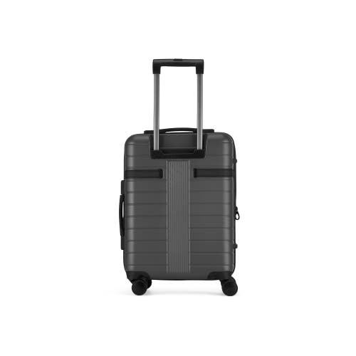 Bugatti Hamburg Hardside Carry-on Luggage With Expansion In Charcoal