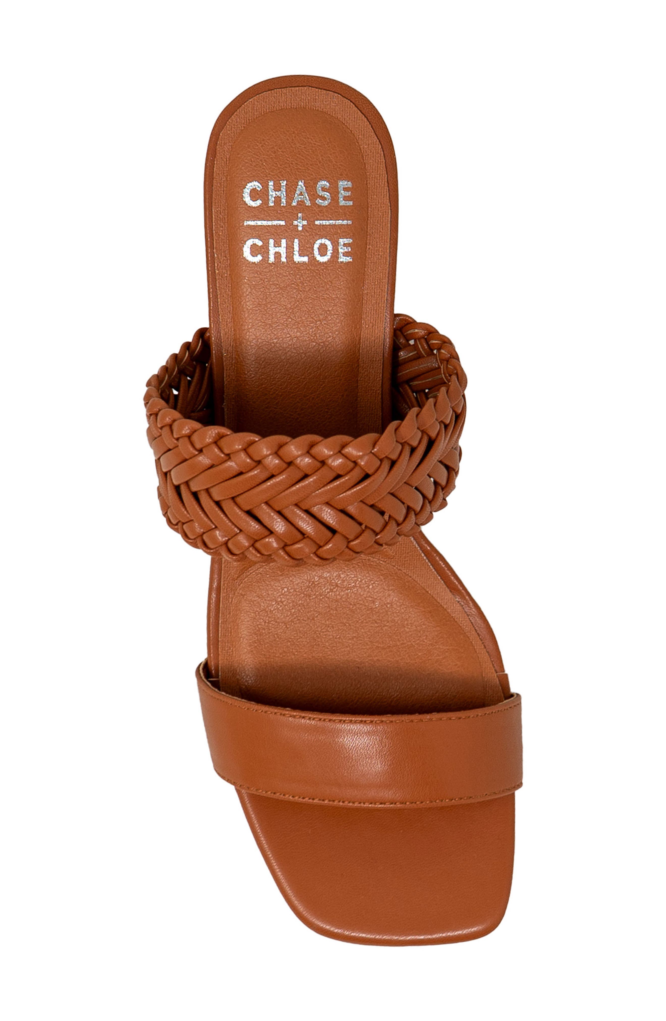 Woven Double Strap Kitten Heel Sandal, Alternate, color, TAN