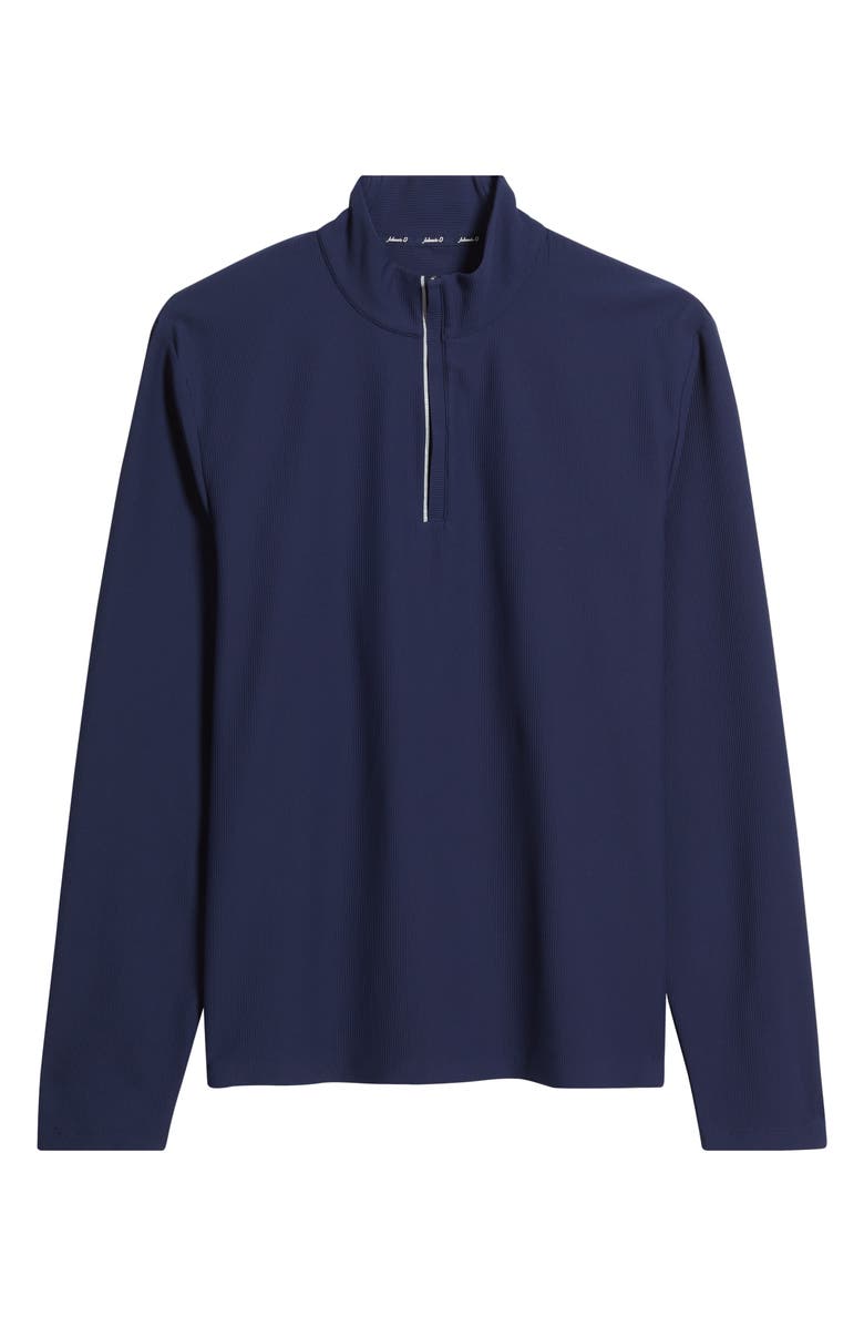 johnnie-O Hoppin Rib Quarter Zip, Alternate, color, Navy