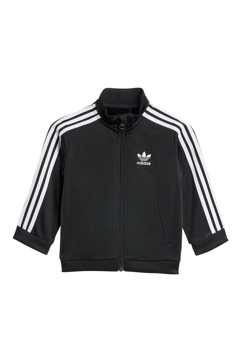 Firebird Recycled Polyester Track Jacket & Pants Set, Alternate, color, BLACK