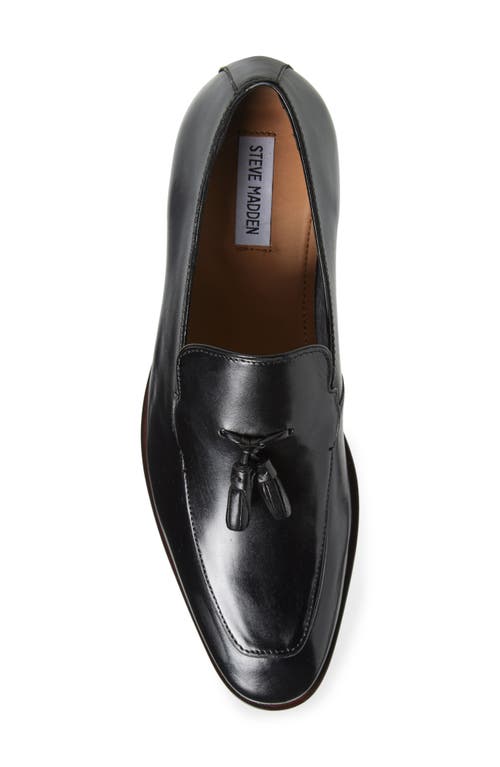 Steve Madden Hypens Tassel Loafer In Black